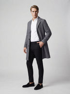 The Aldermere Tailored Coat in Grey