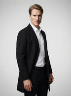 The Aldermere Tailored Coat in Black