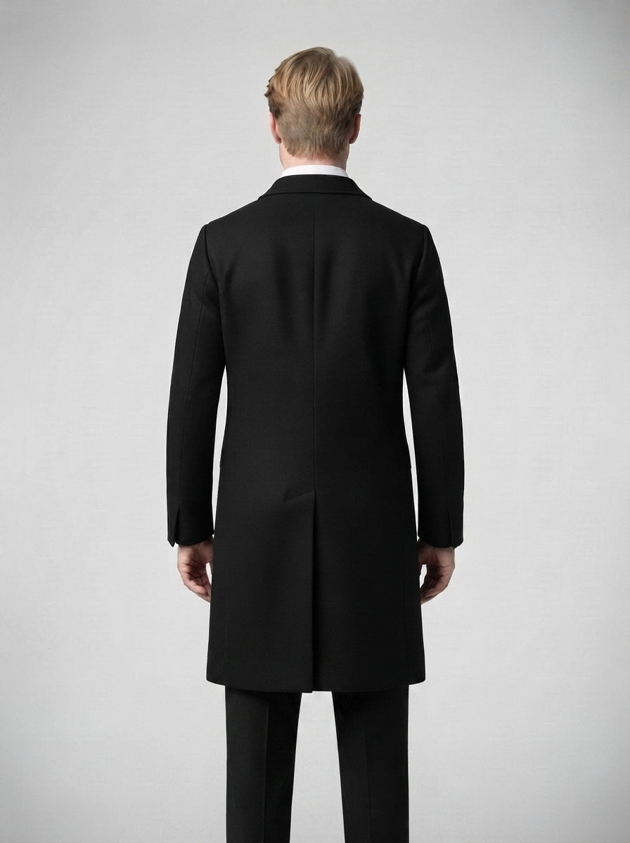 The Aldermere Tailored Coat in Black