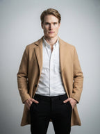 The Aldermere Tailored Coat in Khaki