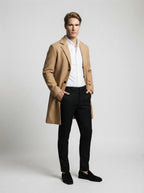 The Aldermere Tailored Coat in Khaki