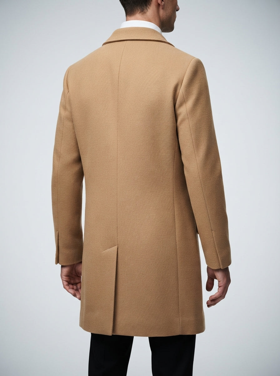 The Aldermere Tailored Coat in Khaki