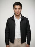 The Brancaster Zip Blouson in Black