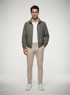 The Brancaster Zip Blouson in Olive
