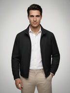 The Brancaster Zip Blouson in Black