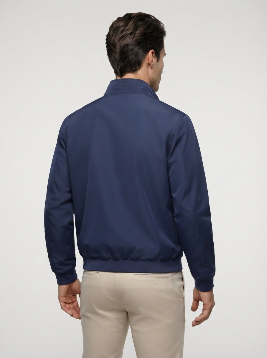 The Brancaster Zip Blouson in Navy
