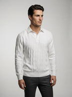 The Ferrand Quarter Zip in White