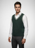 The Sedbergh Cable Vest in Beige