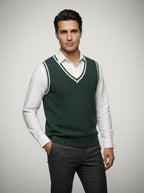 The Sedbergh Cable Vest in Beige