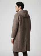 The Netherby Toggle Coat in Brown