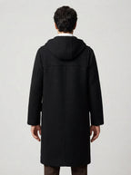 The Netherby Toggle Coat in Black
