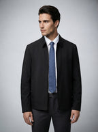 The Colvert Zip Blouson in Black