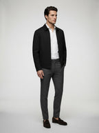 The Colvert Zip Blouson in Black