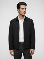 The Colvert Zip Blouson in Black