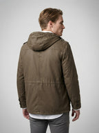 The Halverton Utility Parka in Dark Brown