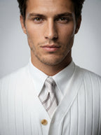 The Fairholme Rib Cardigan in Cream