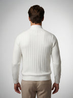 The Fairholme Rib Cardigan in Cream