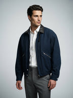 The Hadleigh Zip Bomber in Navy
