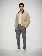 The Hadleigh Zip Bomber in Tan
