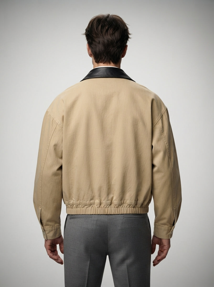 The Hadleigh Zip Bomber in Tan