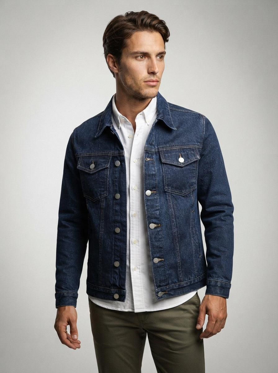 The Stanmore Denim Jacket in Blue