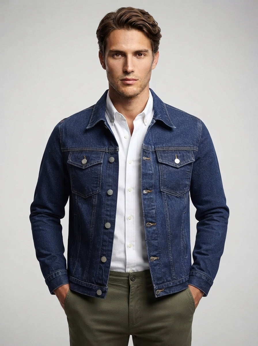 The Stanmore Denim Jacket in Blue
