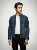 The Bramfield Zip Jacket in Blue