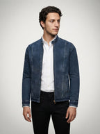 The Bramfield Zip Jacket in Blue