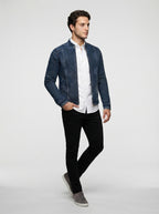 The Bramfield Zip Jacket in Blue