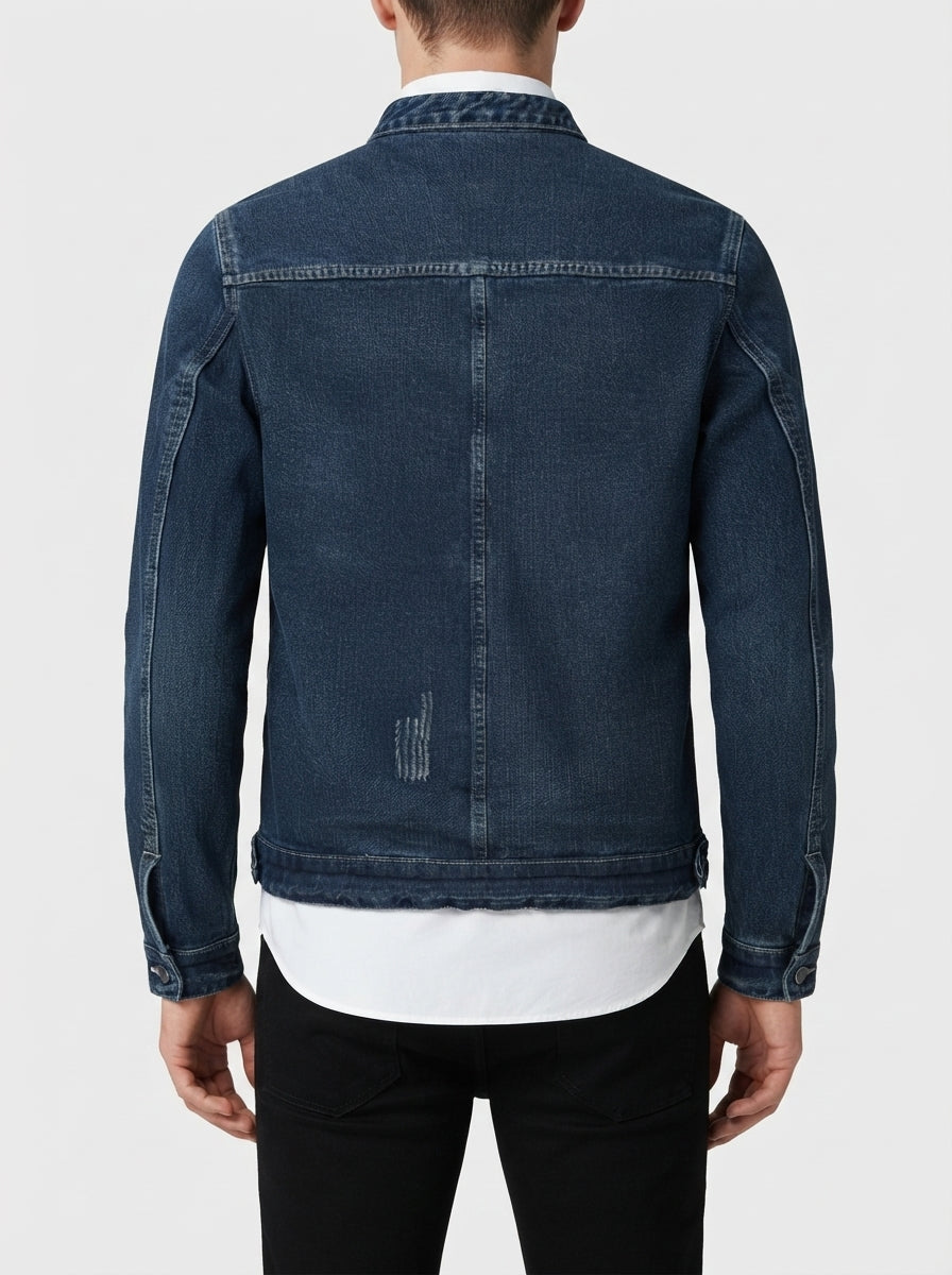 The Bramfield Zip Jacket in Blue