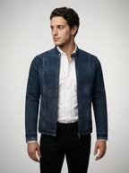 The Bramfield Zip Jacket in Blue