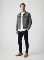 The Wolferton Washed Jacket in Gray