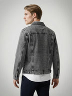 The Wolferton Washed Jacket in Gray