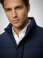 The Aylesford Padded Gilet in Navy