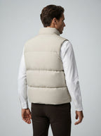 The Aylesford Padded Gilet in Stone