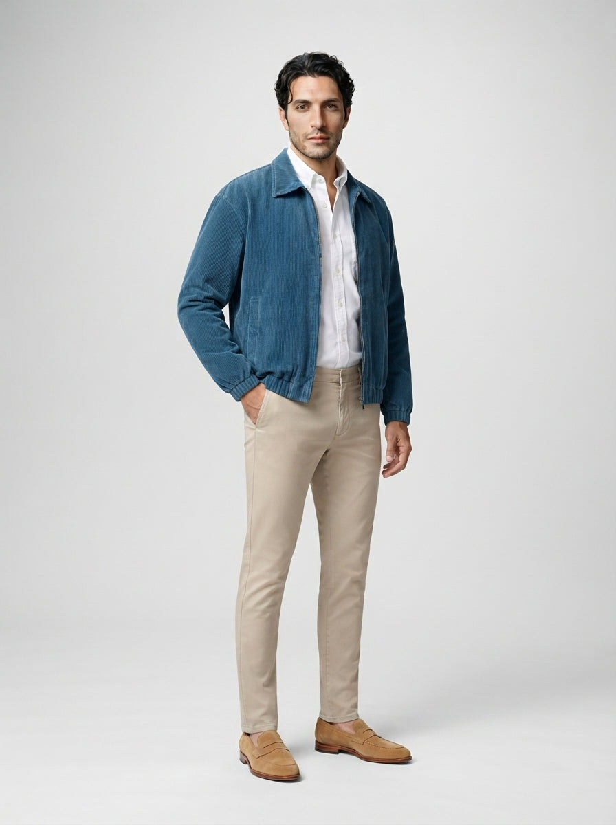 The Cotesmore Corduroy Jacket in Blue