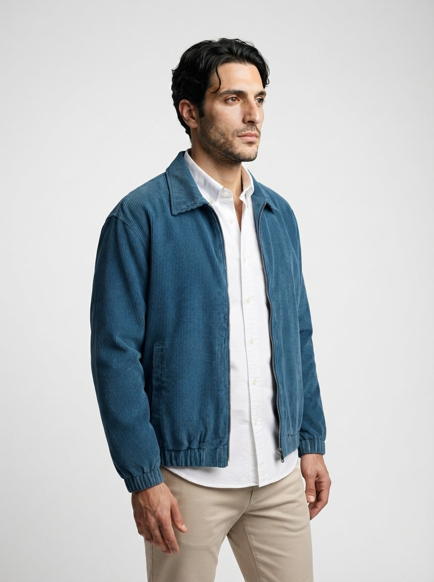 The Cotesmore Corduroy Jacket in Blue