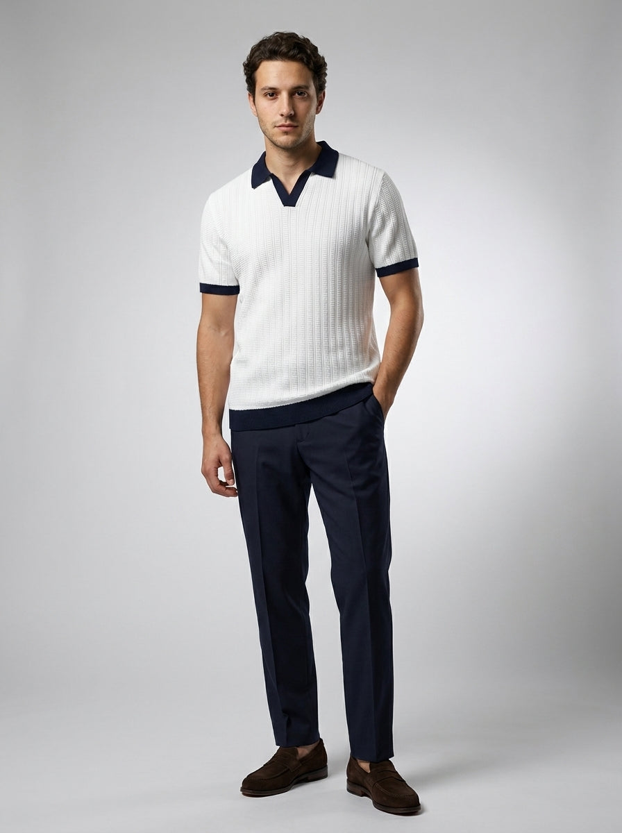 The Montrose Knit Set in White