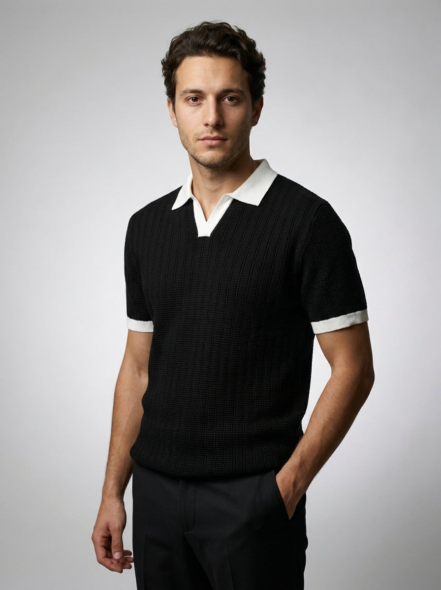 The Montrose Knit Set in Black