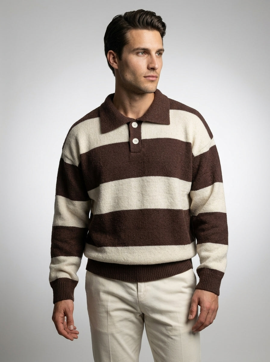 Brown/Cream / S, Brown/Cream / M, Brown/Cream / L, Brown/Cream / XL, Brown/Cream / 2XL,