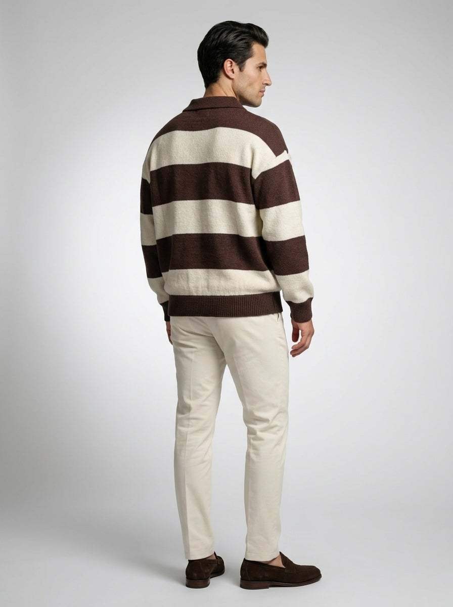 Brown/Cream / S, Brown/Cream / M, Brown/Cream / L, Brown/Cream / XL, Brown/Cream / 2XL,