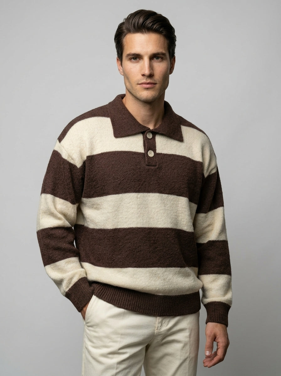 Brown/Cream / S, Brown/Cream / M, Brown/Cream / L, Brown/Cream / XL, Brown/Cream / 2XL,