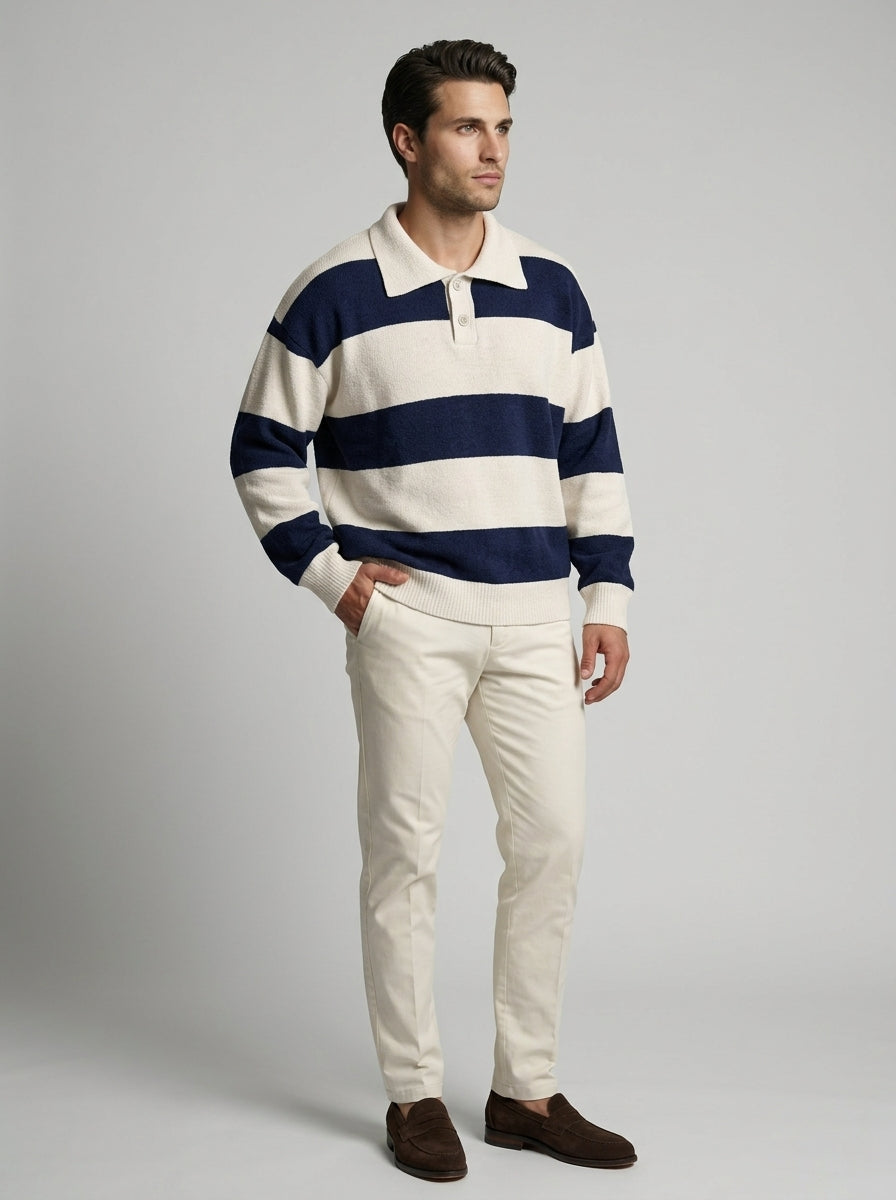Navy/Cream / S, Navy/Cream / M, Navy/Cream / L, Navy/Cream / XL, Navy/Cream / 2XL,