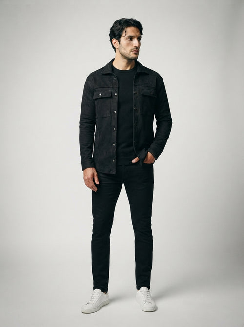 The Barrowdale Overshirt in Black