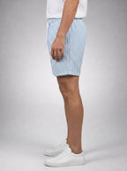 The Falmouth Stripe Short in Light Blue Stripe