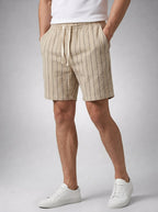 The Margate Pleat Short in Khaki