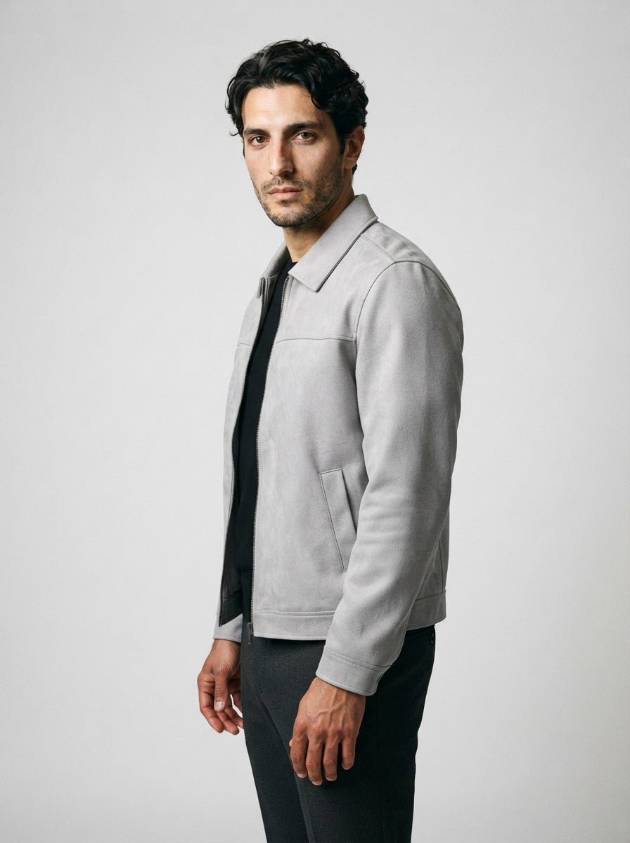 the-selborne-zip-jacket in Gray