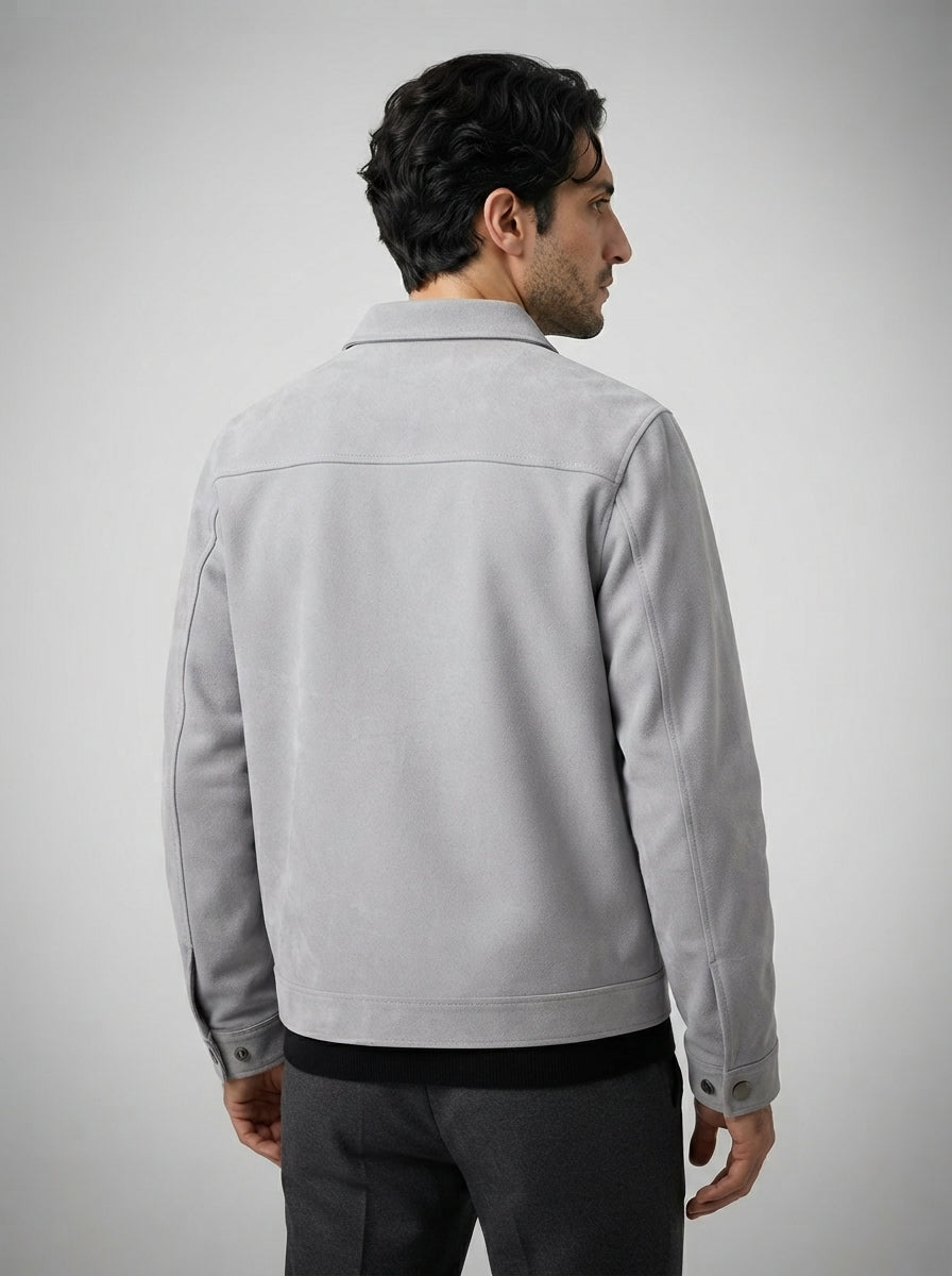 the-selborne-zip-jacket in Gray