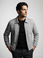 the-selborne-zip-jacket in Gray