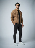 the-selborne-zip-jacket in Tan